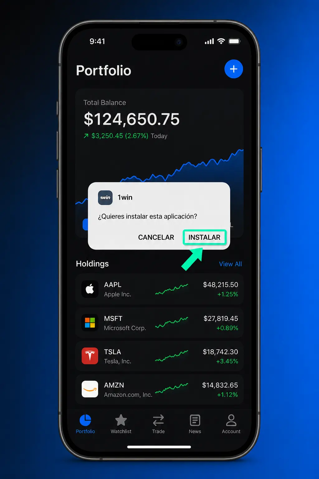 Guía de 4 pasos para descargar e instalar el APK de 1win en Android de forma rápida y segura
