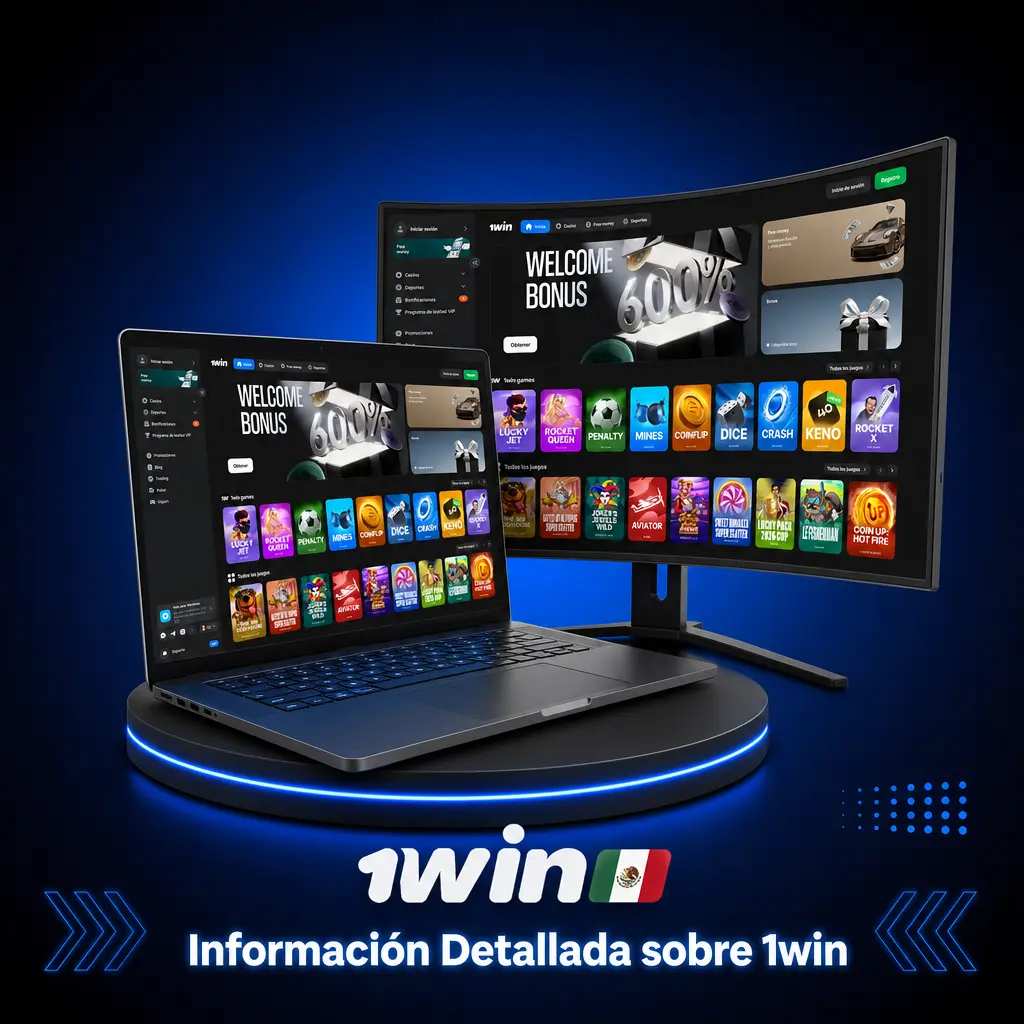 Plataforma 1win de apuestas en línea y casino con app móvil, apuestas en vivo y seguridad SSL para México