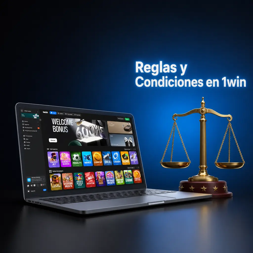 Reglas y condiciones de 1win México: edad mínima, verificación, bonos y restricciones de cuenta